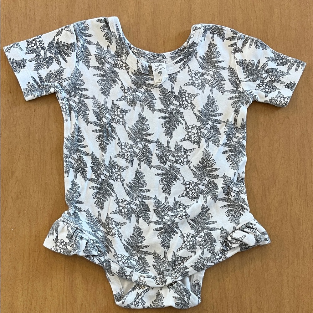 kate quinn Fern Ruffle Leg Bodysuit